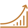 Growth chart icon